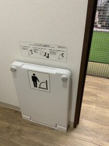 ステップゴルフ西新店着替え台